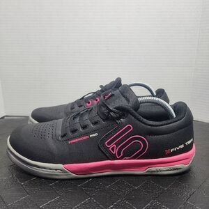 ADIDAS FIVE TEN WOMEN'S FREERIDER PRO MOUNTAIN BIKE SHOES BLACK PINK SIZE 10.5